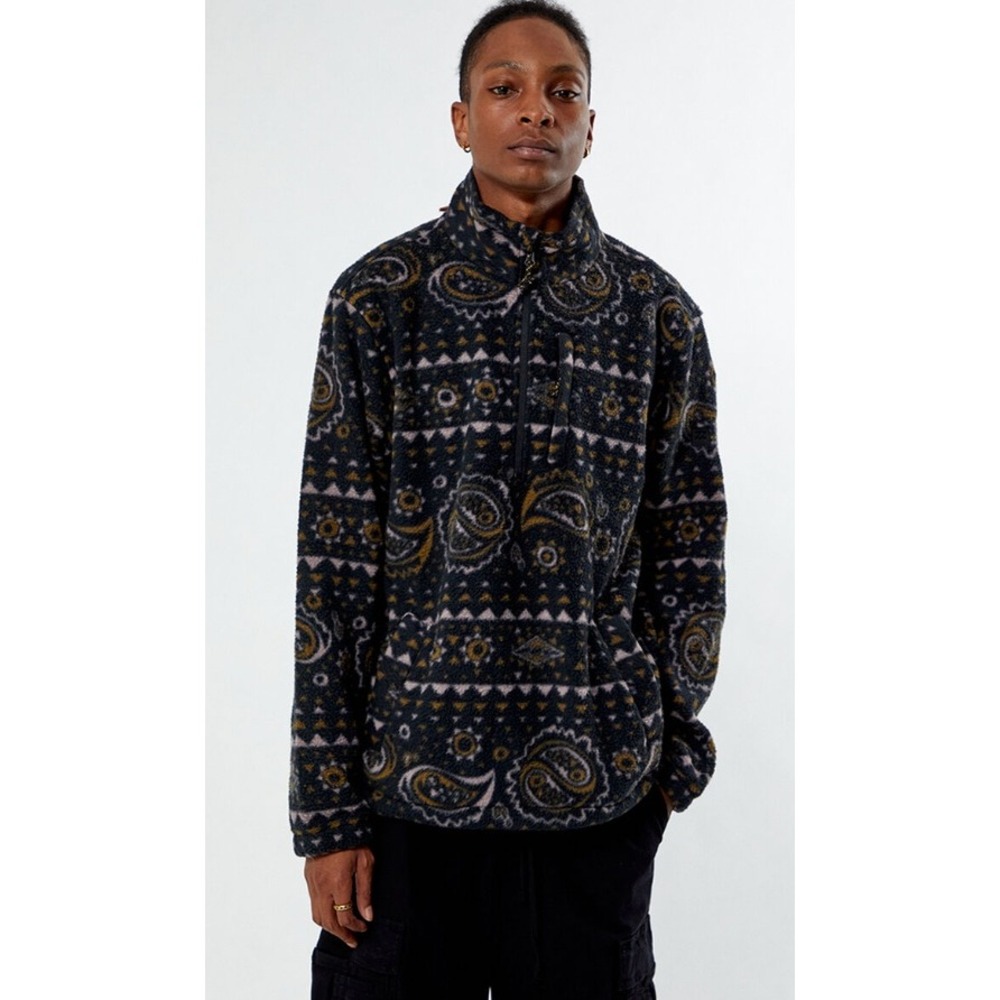 Billabong Adventure Division Men's Sm Fleece Pullover Boundary Mock Neck Sweater